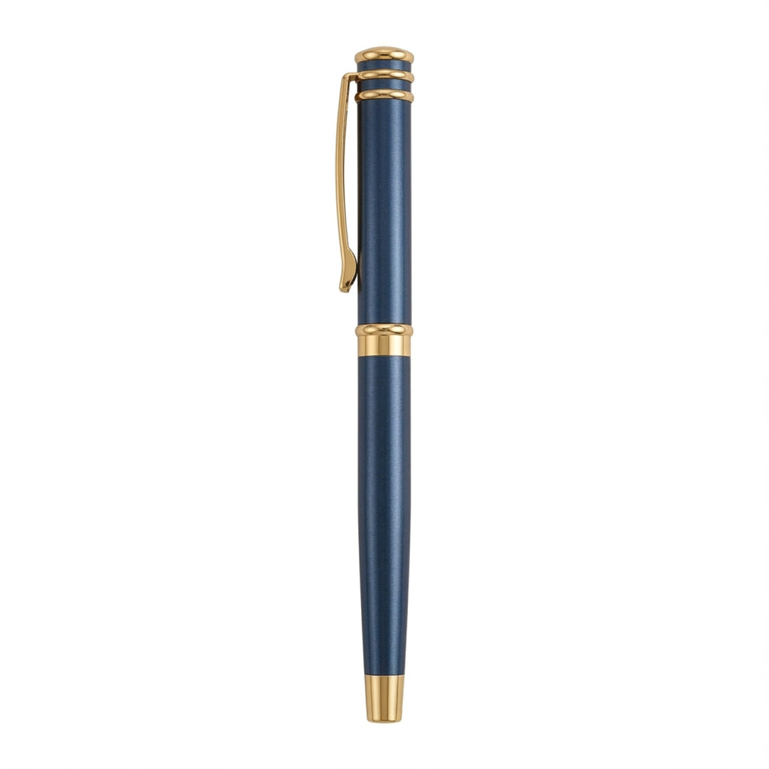 Imperia Fountain Pen Set – Titanium & Midnight Blue