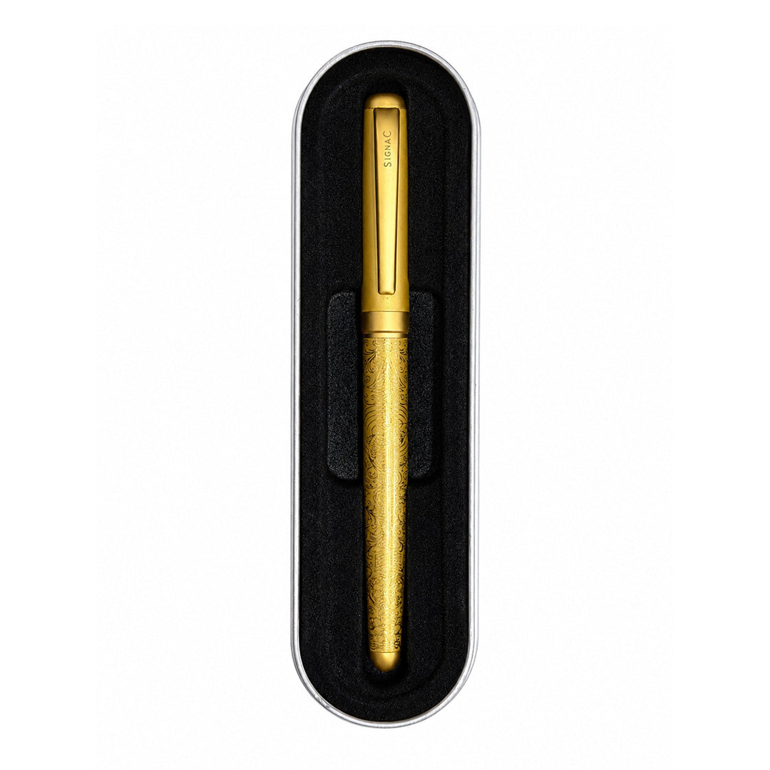 Lakshya – Arjuna and the Fish Eye Roller Pen - Full Gold