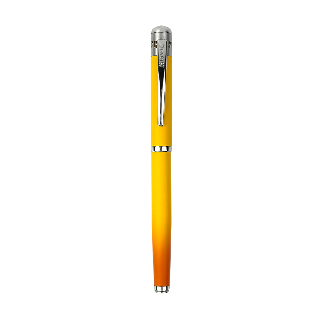 India's 1st - (Alphonso Mango Fragrance Infused) Ombre Shade Metallic Roller Pen