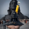 Adiyogi Pen Stand with Crystal Top Golden Pen