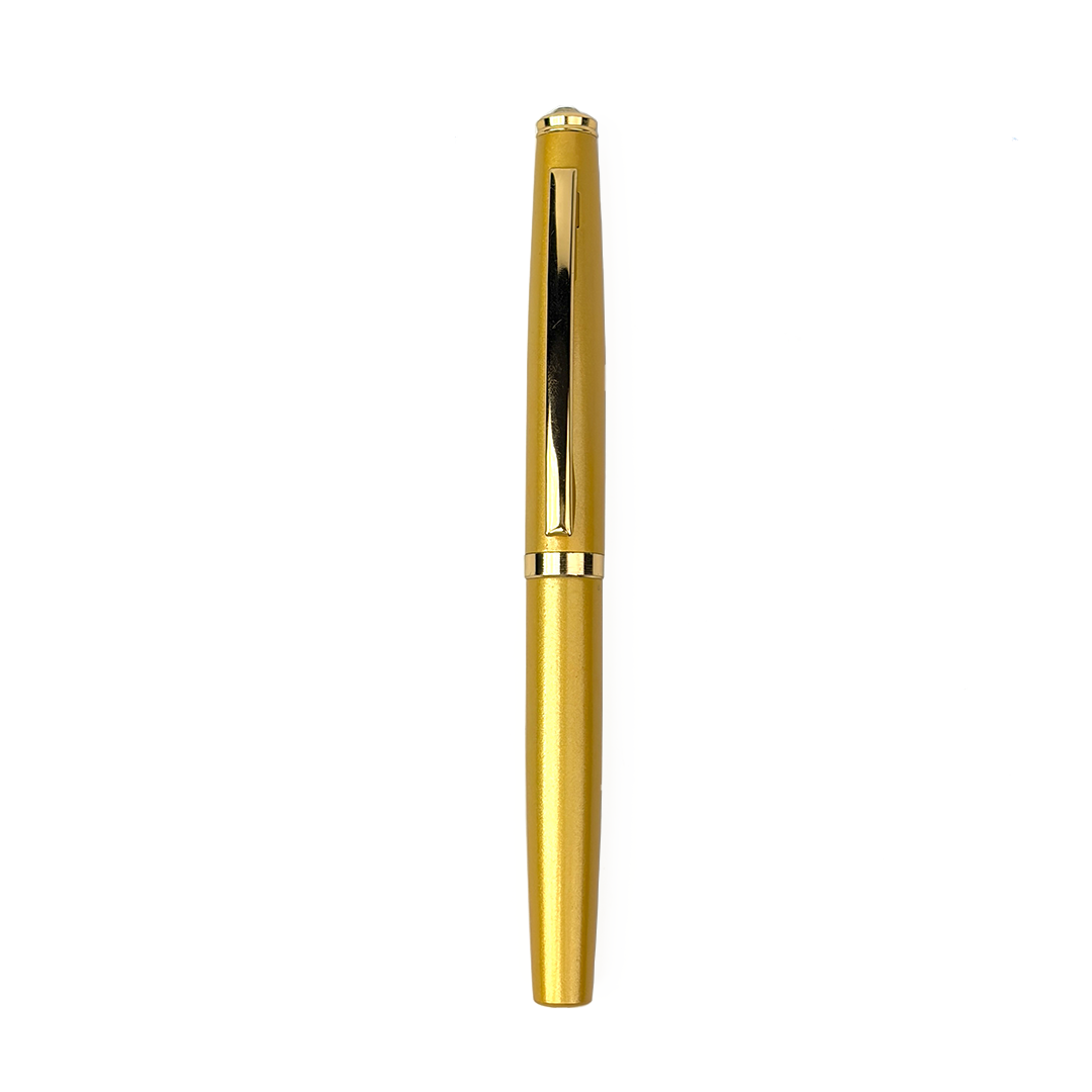 Elysian Preciosa Metal Roller Pen - Golden