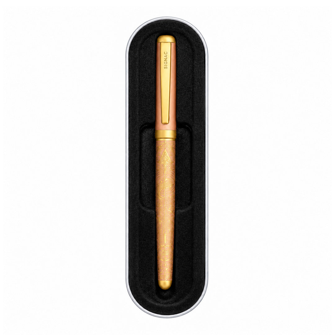 Lakshya – Arjuna and the Fish Eye Roller Pen - Rose Gold