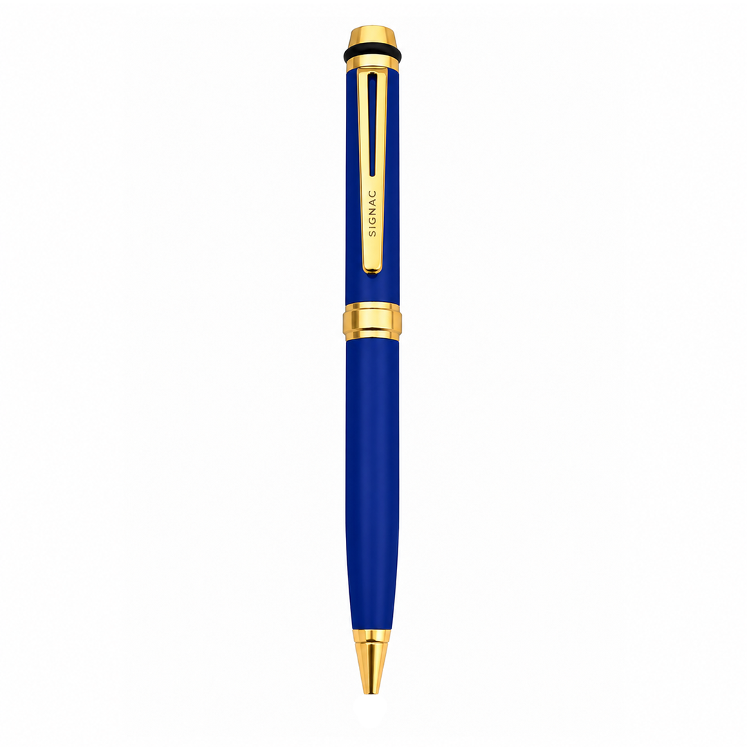 Diplomat Roller and Ball Pen Set - Royal Blue