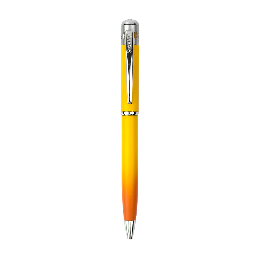 India's 1st - (Alphonso Mango Fragrance Infused) Ombre Shade Metallic Ball Pen