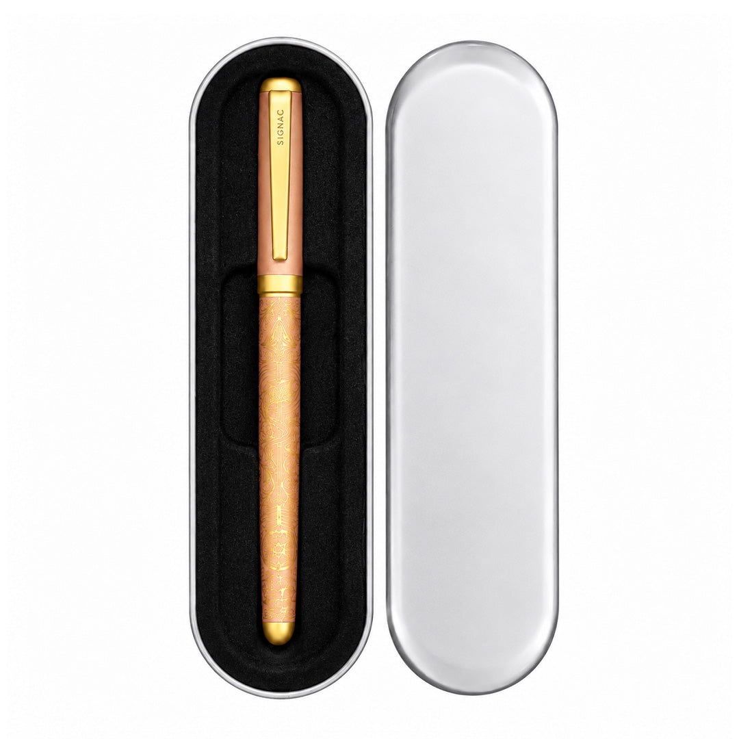 Lakshya – Arjuna and the Fish Eye Roller Pen - Rose Gold