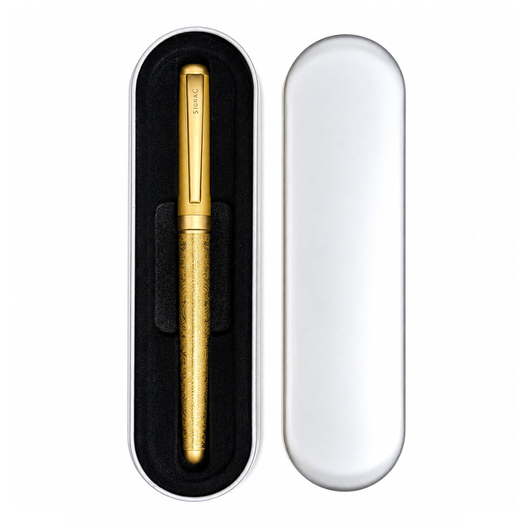Lakshya – Arjuna and the Fish Eye Roller Pen - Full Gold