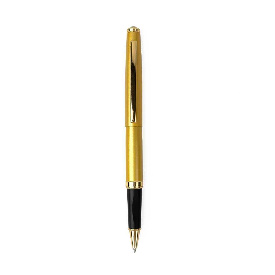 Elysian Preciosa Metal Roller Pen - Golden