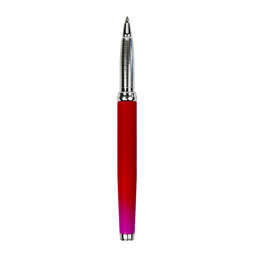 India's 1st - (Rose Bloom Fragrance Infused) Ombre Shade Metallic Roller Pen