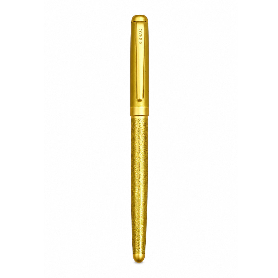 Lakshya – Arjuna and the Fish Eye Roller Pen - Full Gold
