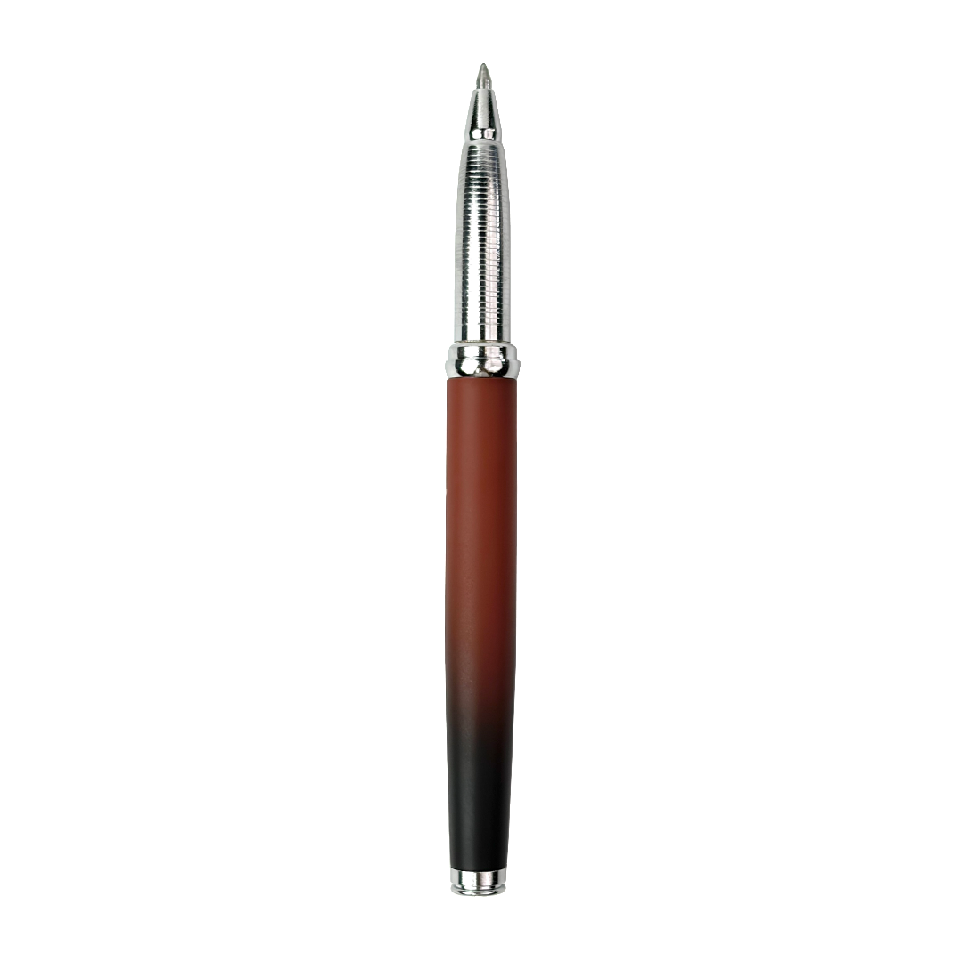 India's 1st - (Midnight Chocolate Fragrance Infused) Ombre Shade Metallic Roller Pen