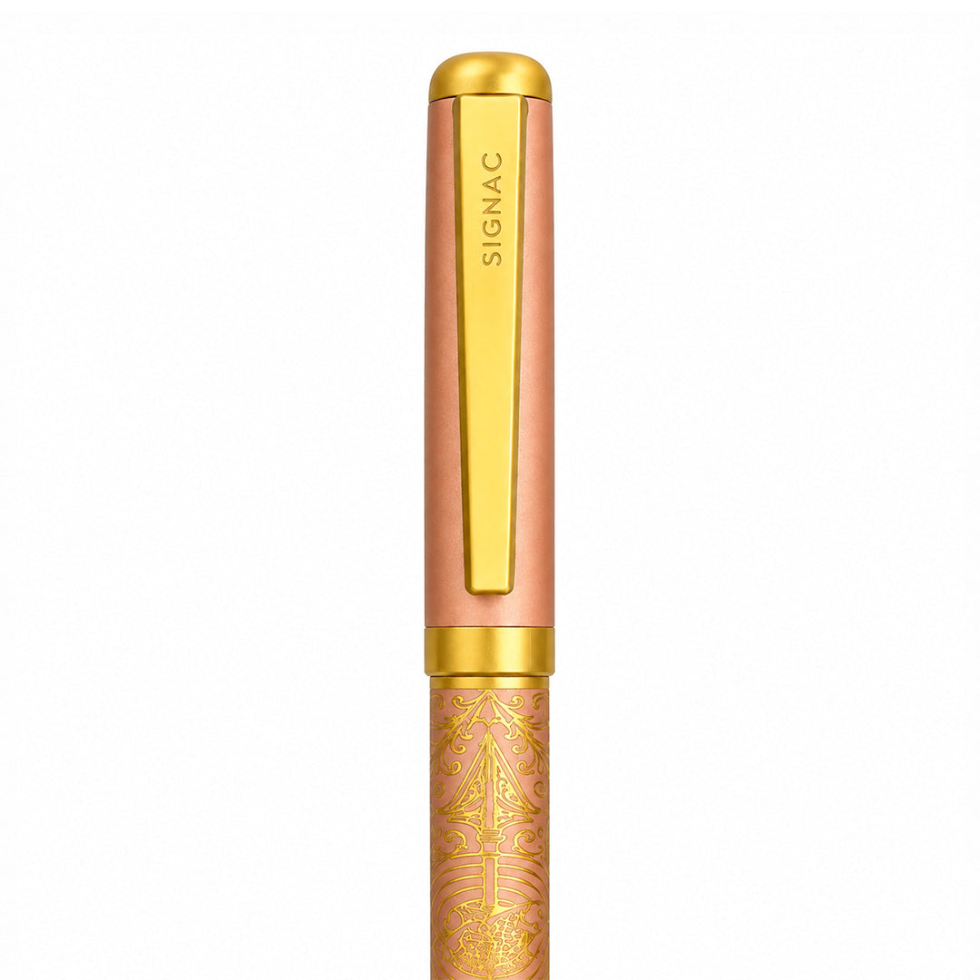 Lakshya – Arjuna and the Fish Eye Roller Pen - Rose Gold
