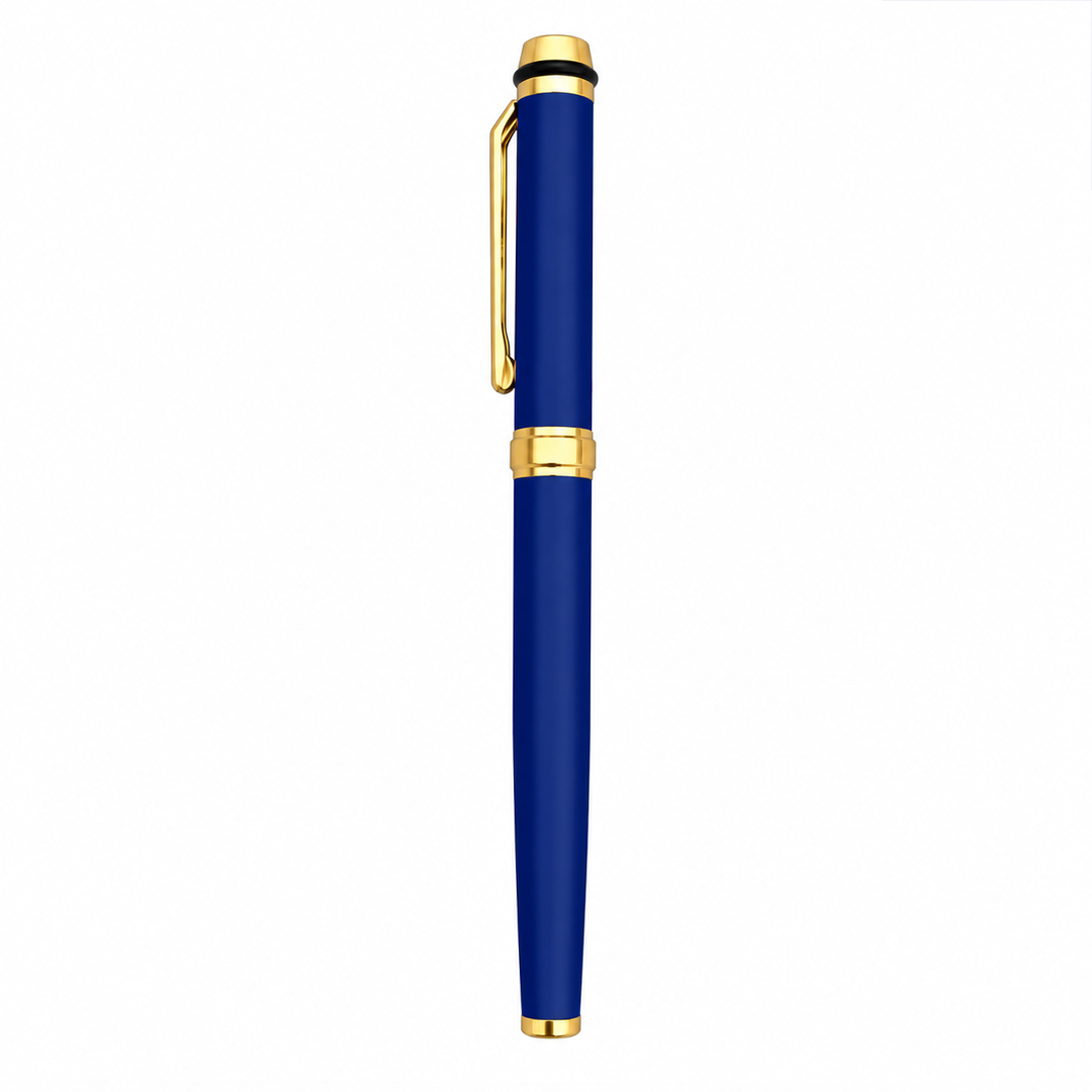 Diplomat Roller and Ball Pen Set - Royal Blue
