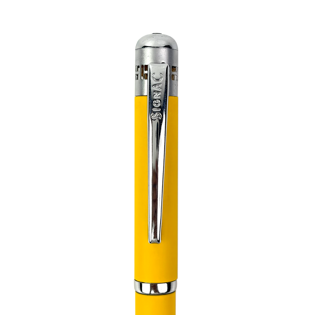 India's 1st - (Alphonso Mango Fragrance Infused) Ombre Shade Metallic Roller Pen