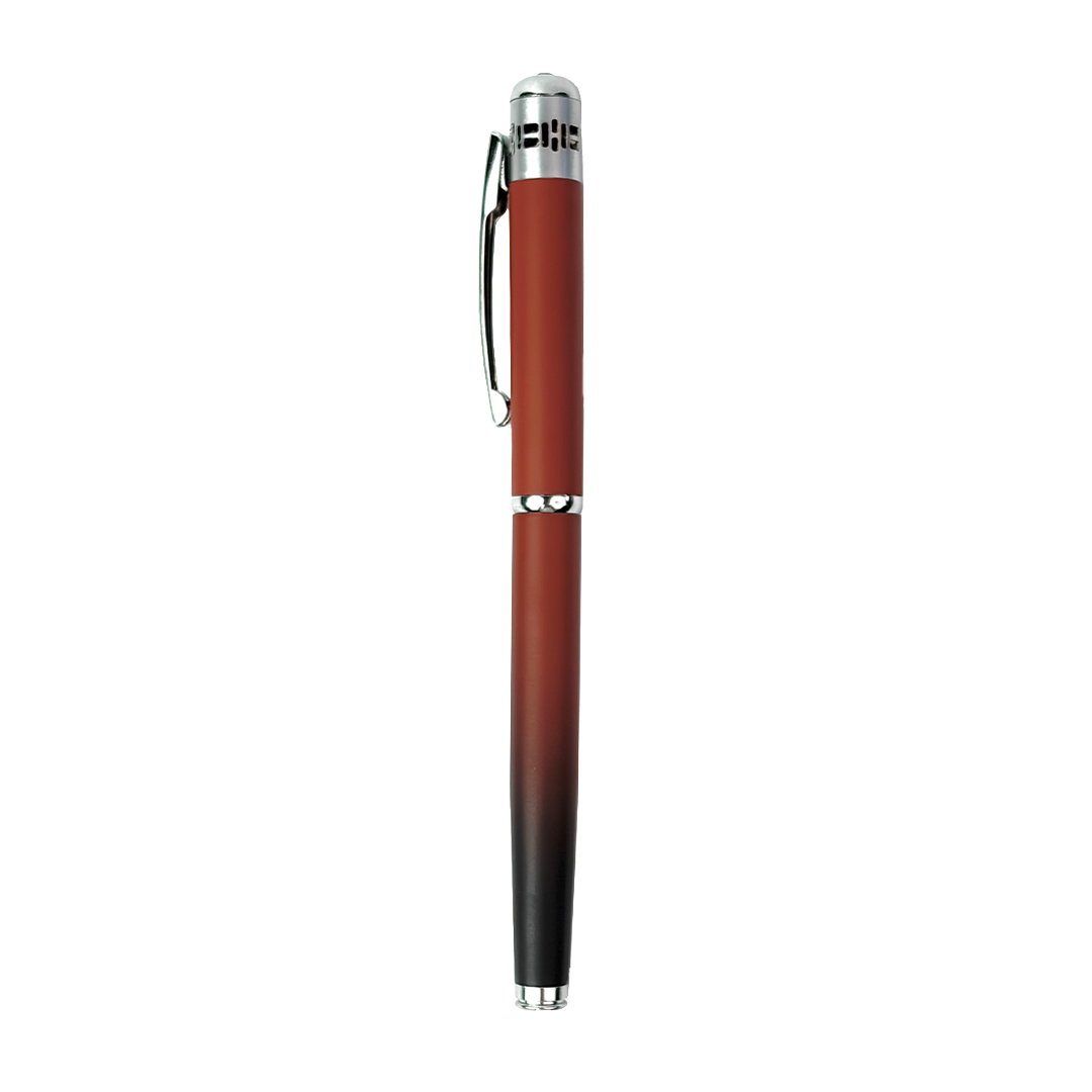 India's 1st - (Midnight Chocolate Fragrance Infused) Ombre Shade Metallic Roller Pen