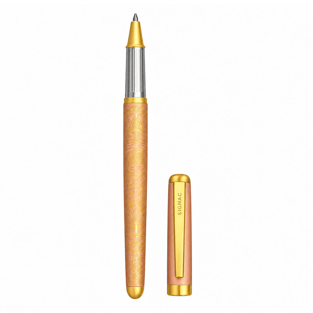 Lakshya – Arjuna and the Fish Eye Roller Pen - Rose Gold