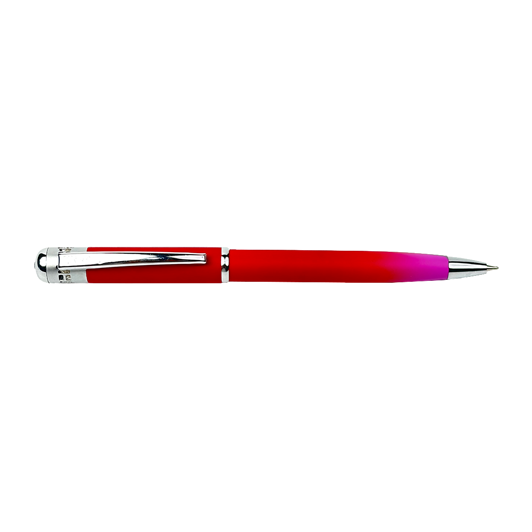 India's 1st - (Rose Bloom Fragrance Infused) Ombre Shade Metallic Ball Pen