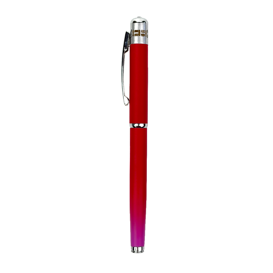 India's 1st - (Rose Bloom Fragrance Infused) Ombre Shade Metallic Roller Pen