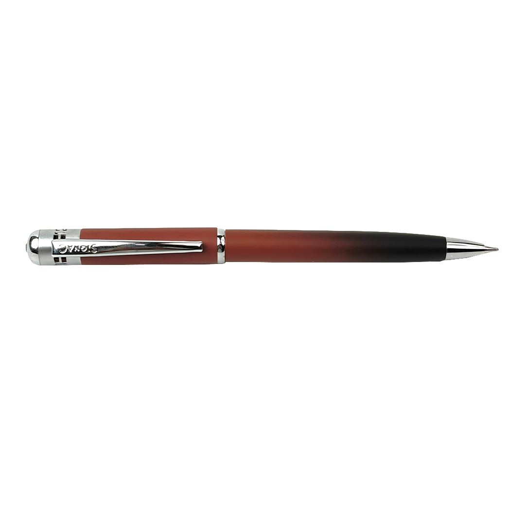 India's 1st - (Midnight Chocolate Fragrance Infused) Ombre Shade Metallic Ball Pen