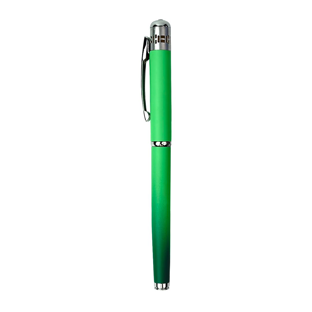 India's 1st - (Mint Fresh Fragrance Infused) Ombre Shade Metallic Roller Pen