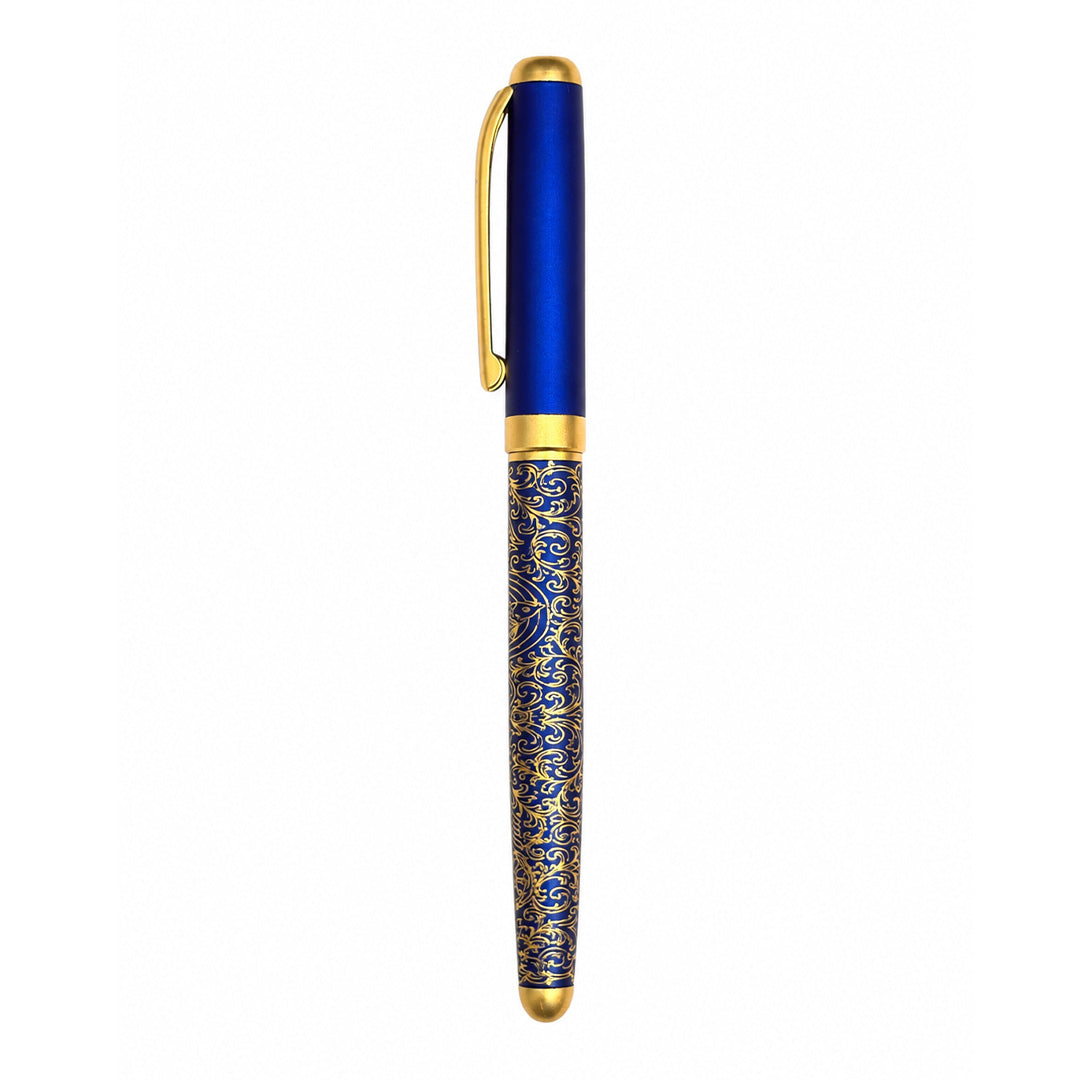 Lakshya – Arjuna and the Fish Eye Roller Pen - Royal Blue
