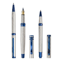 Imperia Titanium Ball, Roller & Fountain Pen Set