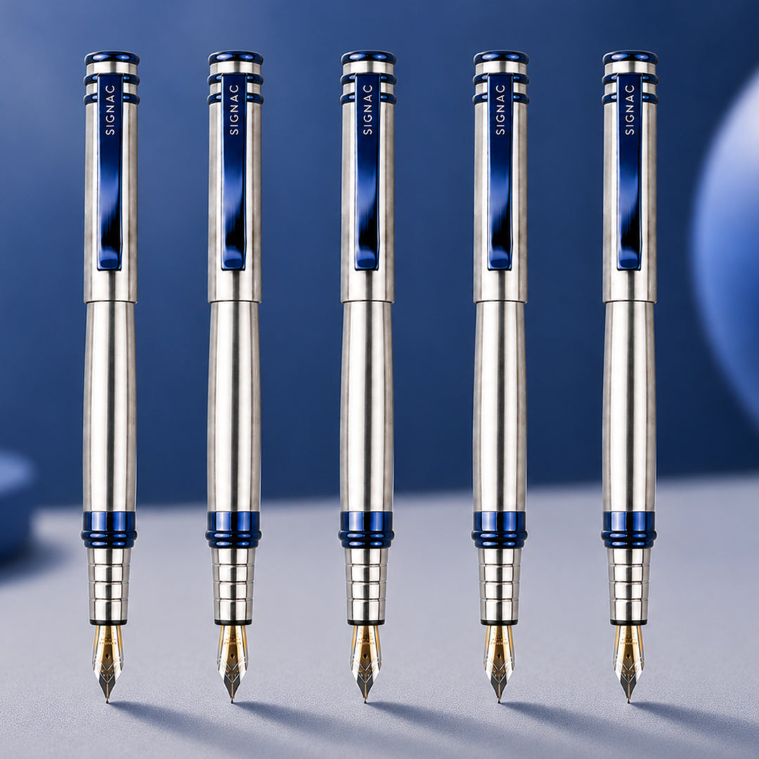 Imperia Titanium Fountain Pen - Set of 5