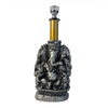 Silver Four Ganesh Pen Stand with Crystal Top Pen