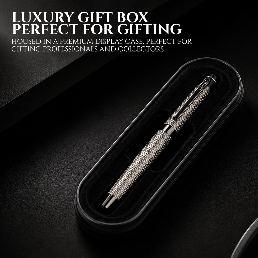 Monarch Fountain Pen | Luxury Diamond Cut Design