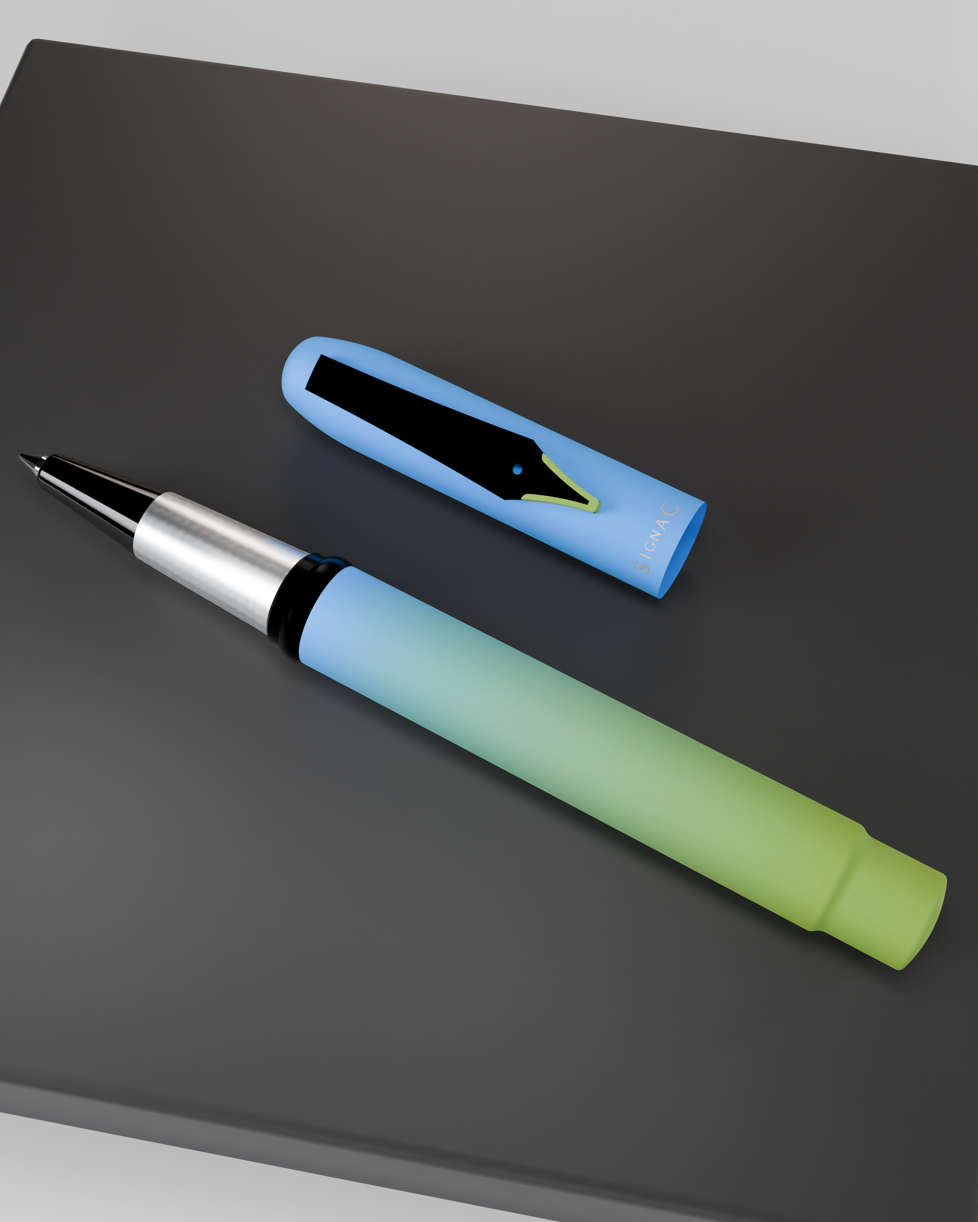 The Blue Earth Energy Magsnap Ombre Roller Pen