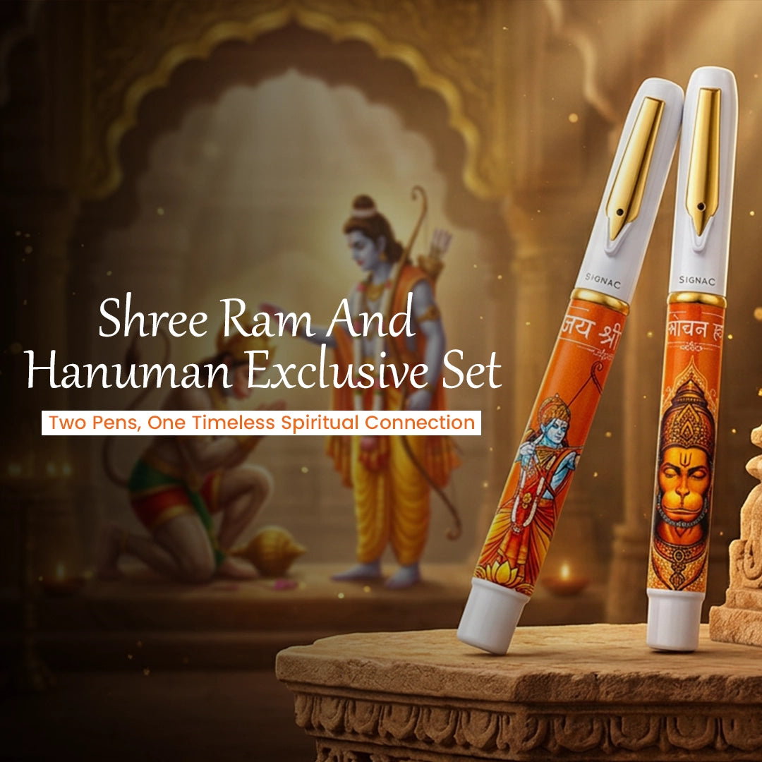 Jai Shree Ram MagSnap Roller Pen - Set of 2