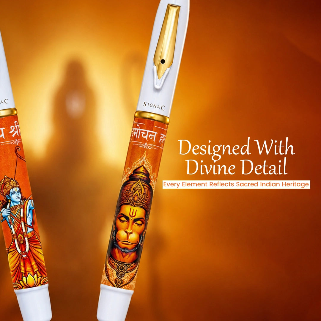 Jai Shree Ram MagSnap Roller Pen - Set of 2