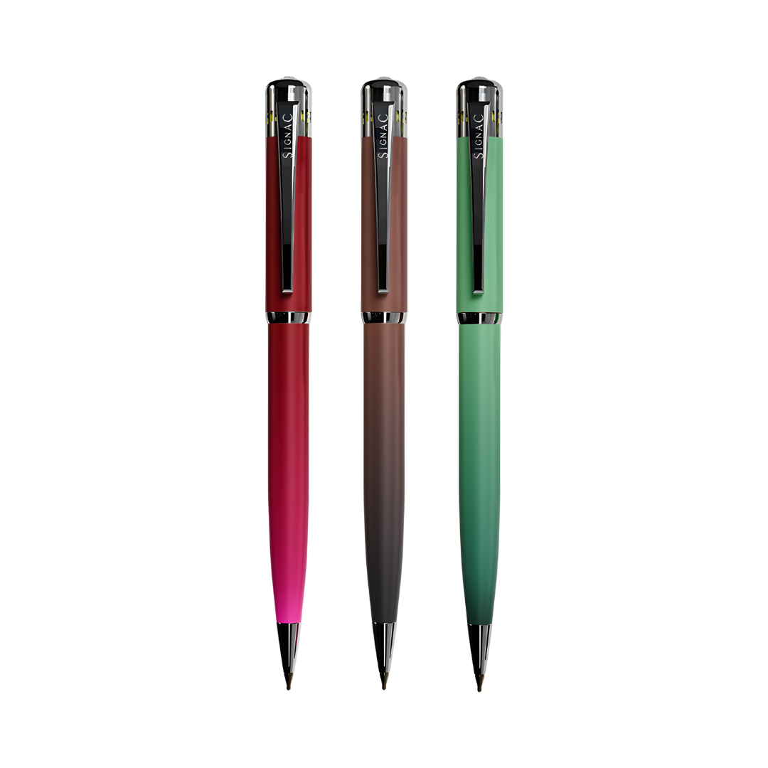 India's 1st - (Fragrance Infused) Ombre Shade Metallic Ball Pen Set of 3