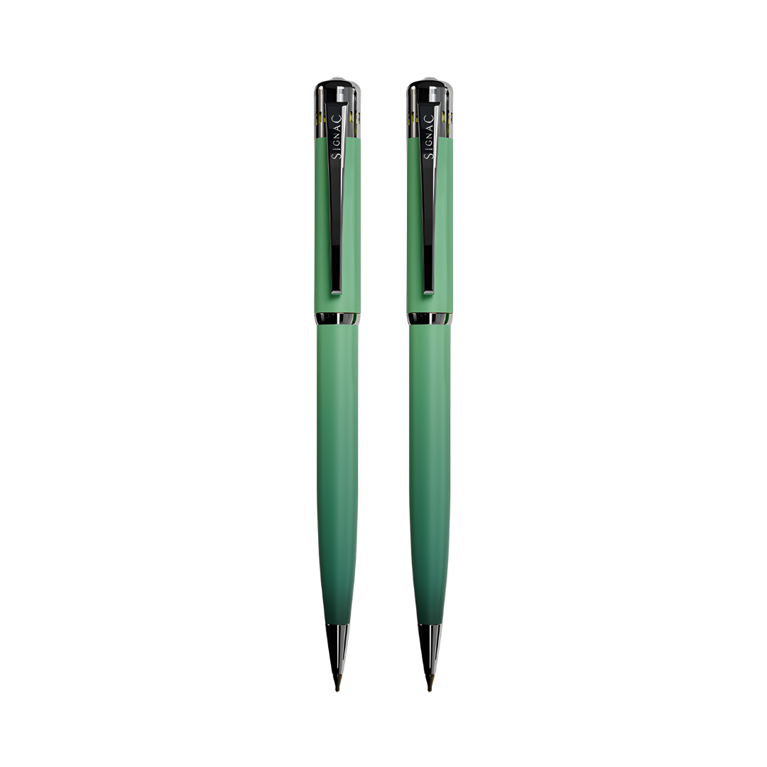 India's 1st - (Mint Fresh Fragrance Infused) Ombre Shade Metallic Ball Pen