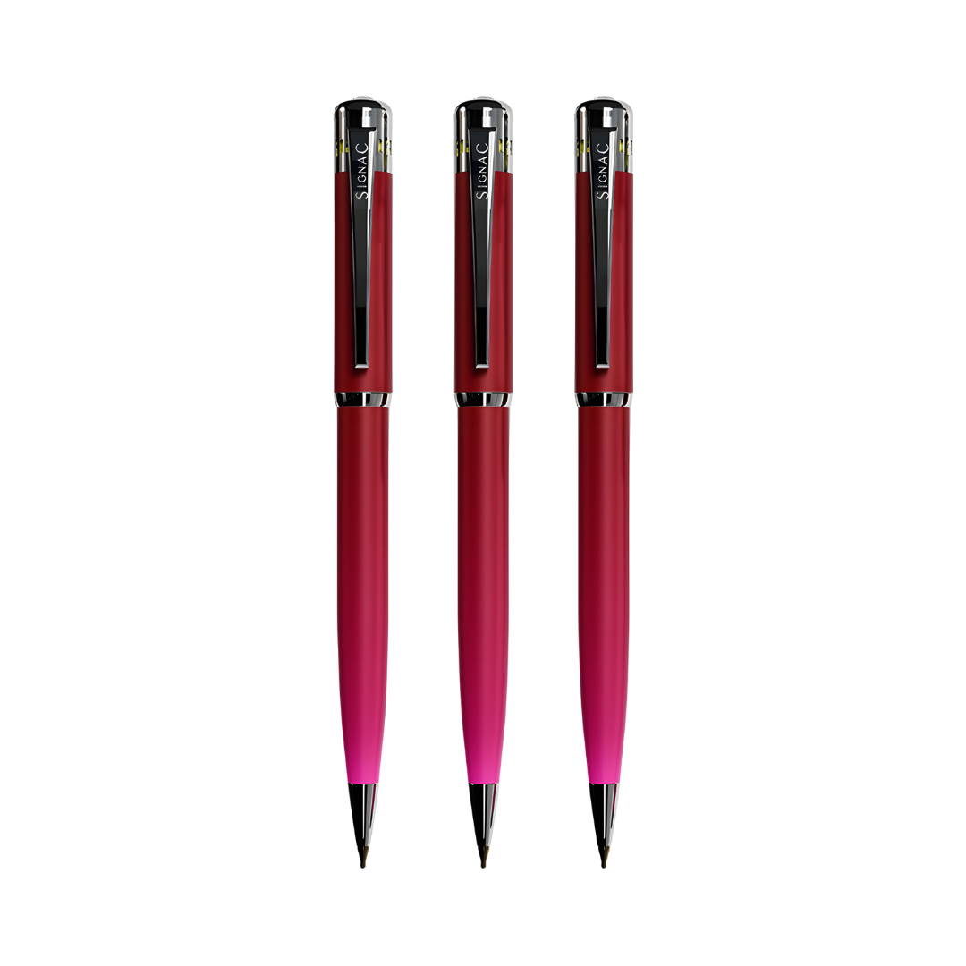 India's 1st - (Rose Bloom Fragrance Infused) Ombre Shade Metallic Ball Pen