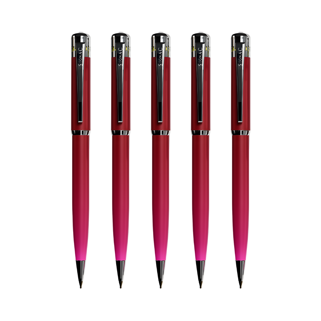 India's 1st - (Rose Bloom Fragrance Infused) Ombre Shade Metallic Ball Pen
