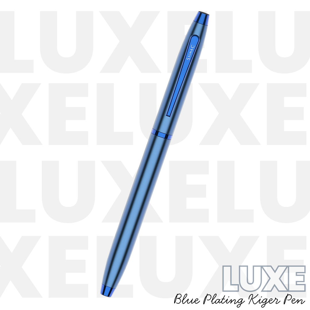 Premium Kiger Signature Metal Roller Pen (Set of 3)