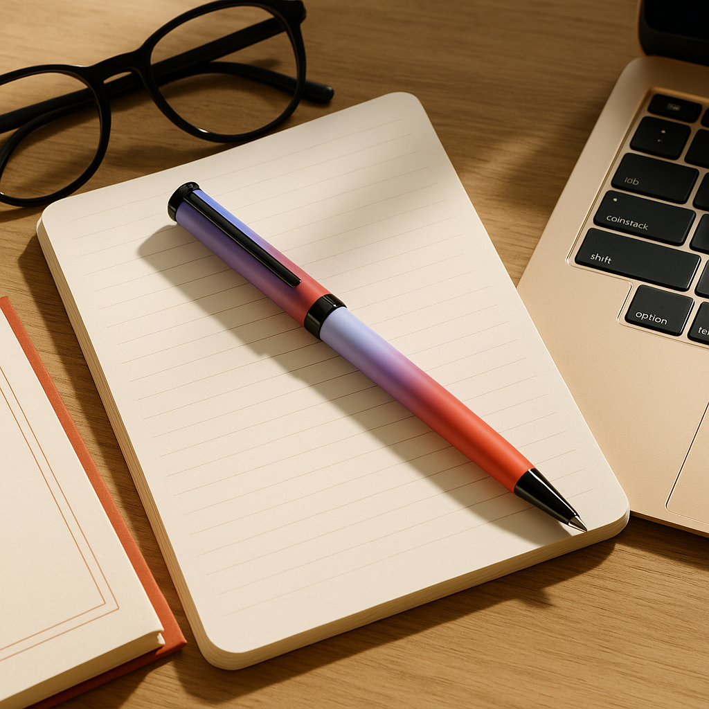 Northern Light Series - Dual Shade Premium Metallic Ball Pen with Matte Finish (Set of 3)