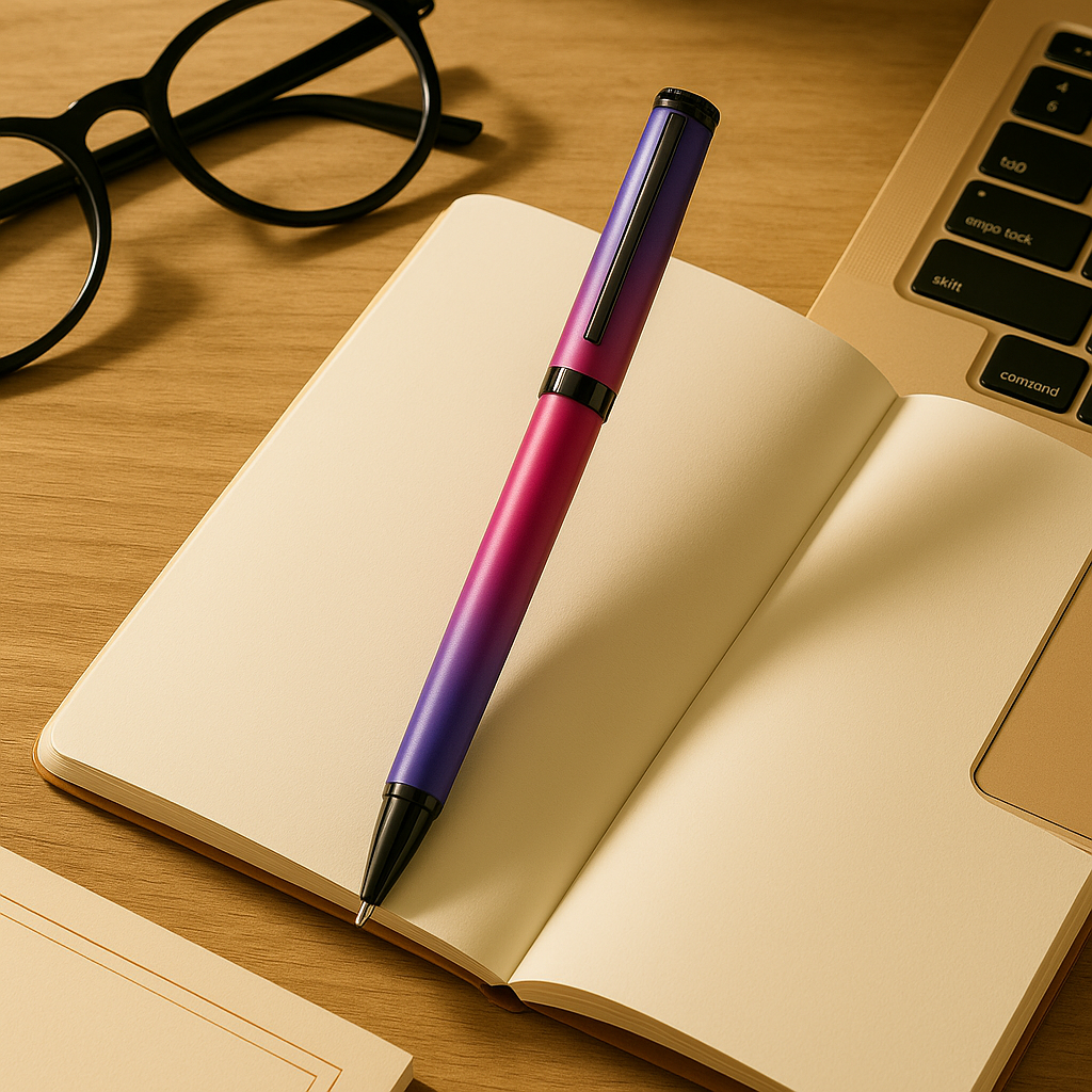 Northern Light Series - Dual Shade Premium Metallic Ball Pen with Matte Finish (Set of 3)