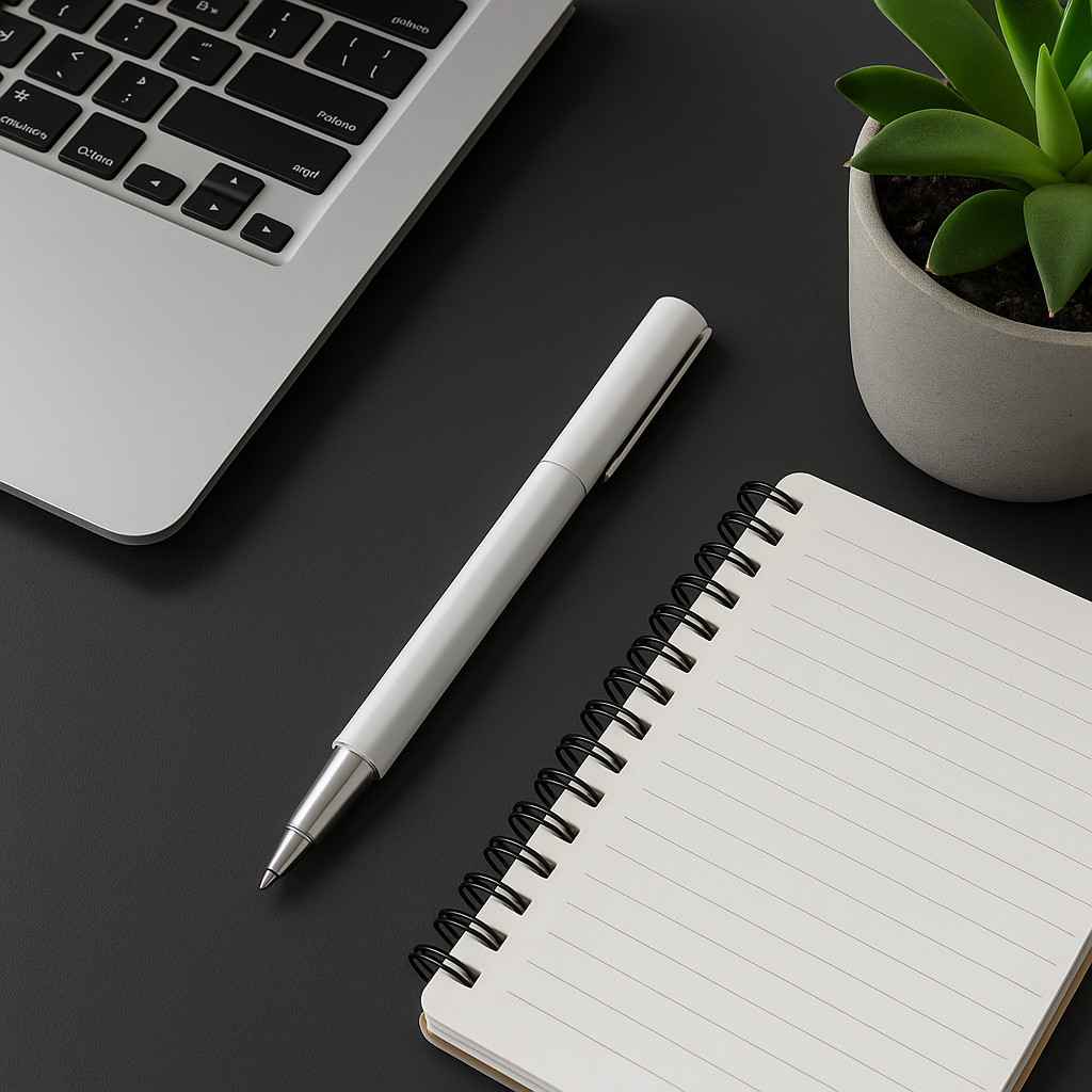 Onyx Roller Pen - White