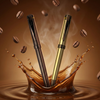 Deluxe Dello Coffee Ink Ball Pen (Brass body) Roller & Ball Pen - Set of 2