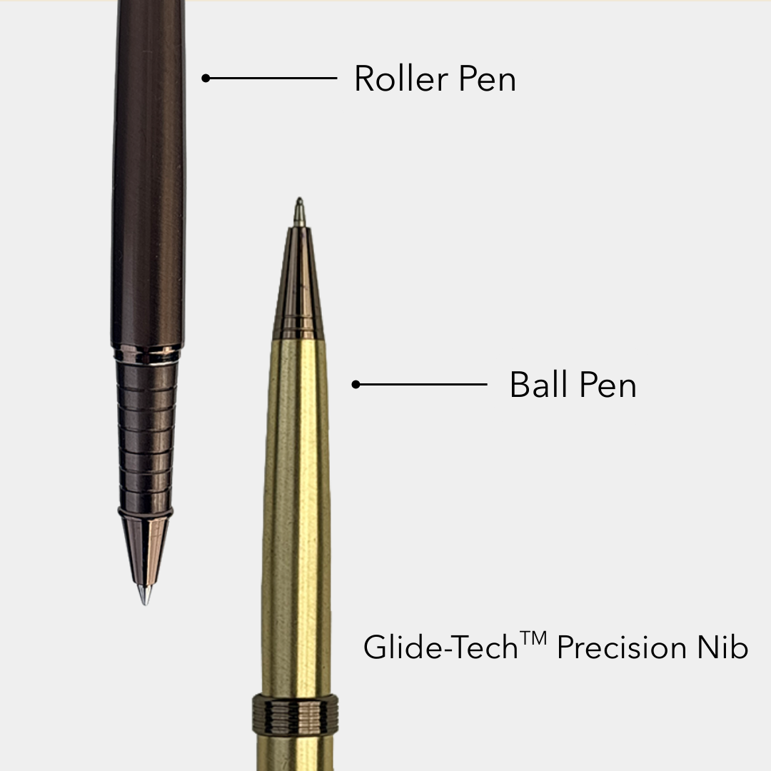 Deluxe Dello Coffee Ink Roller Pen with full Brass Body