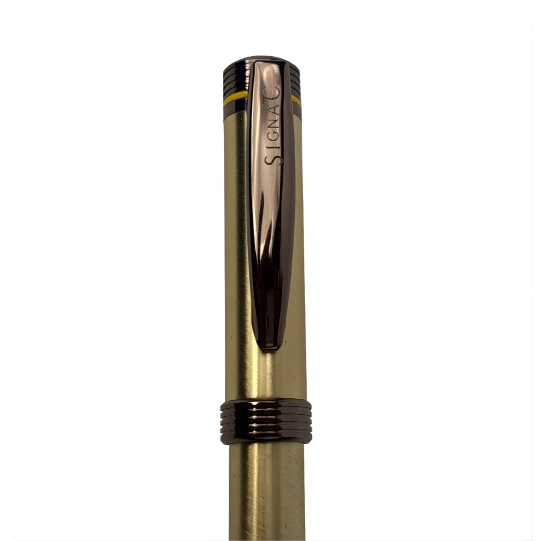 Deluxe Dello Coffee Ink Ball Pen with full Brass Body
