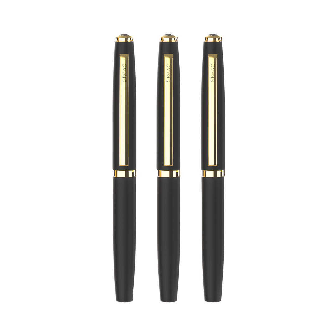 Elysian Preciosa Metal Roller Pen - Black