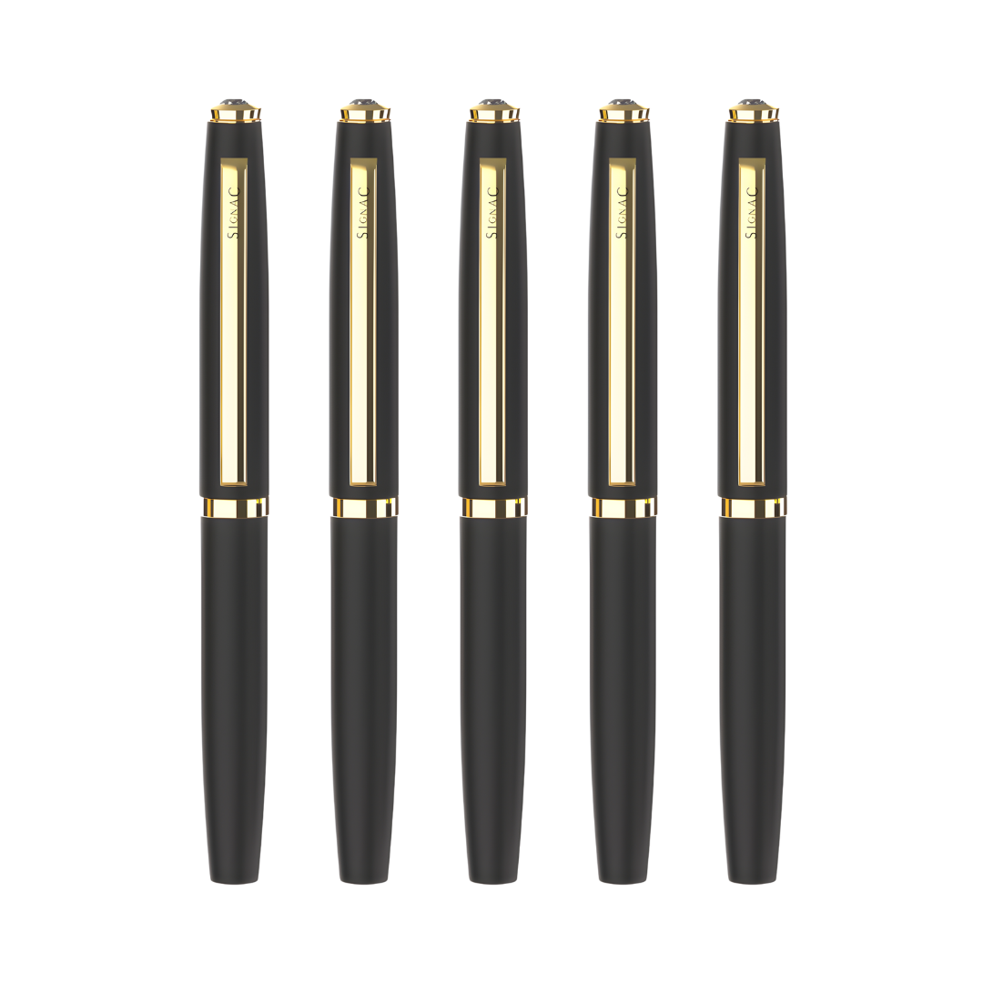 Elysian Preciosa Metal Roller Pen - Black
