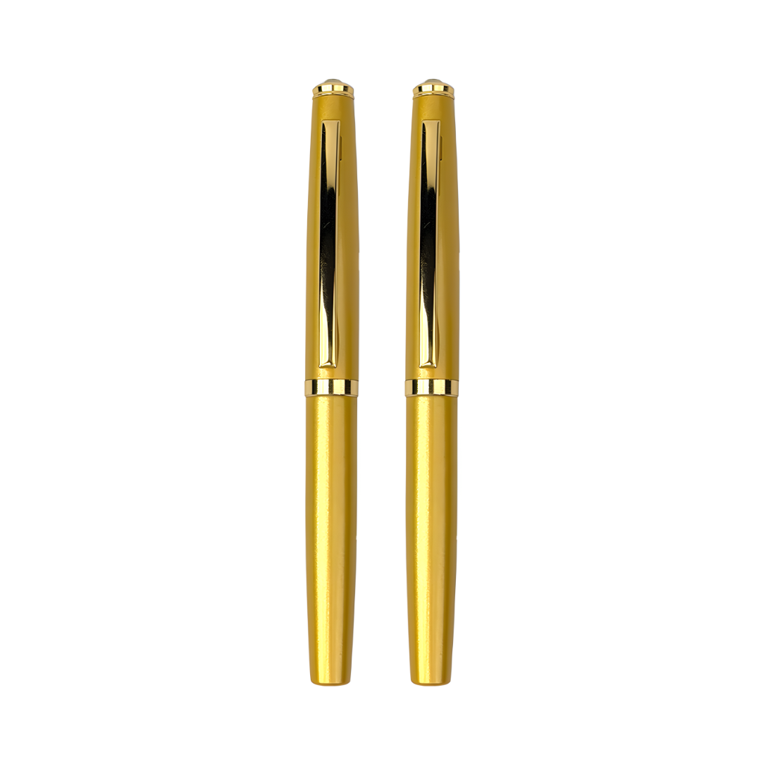 Elysian Preciosa Metal Roller Pen - Golden