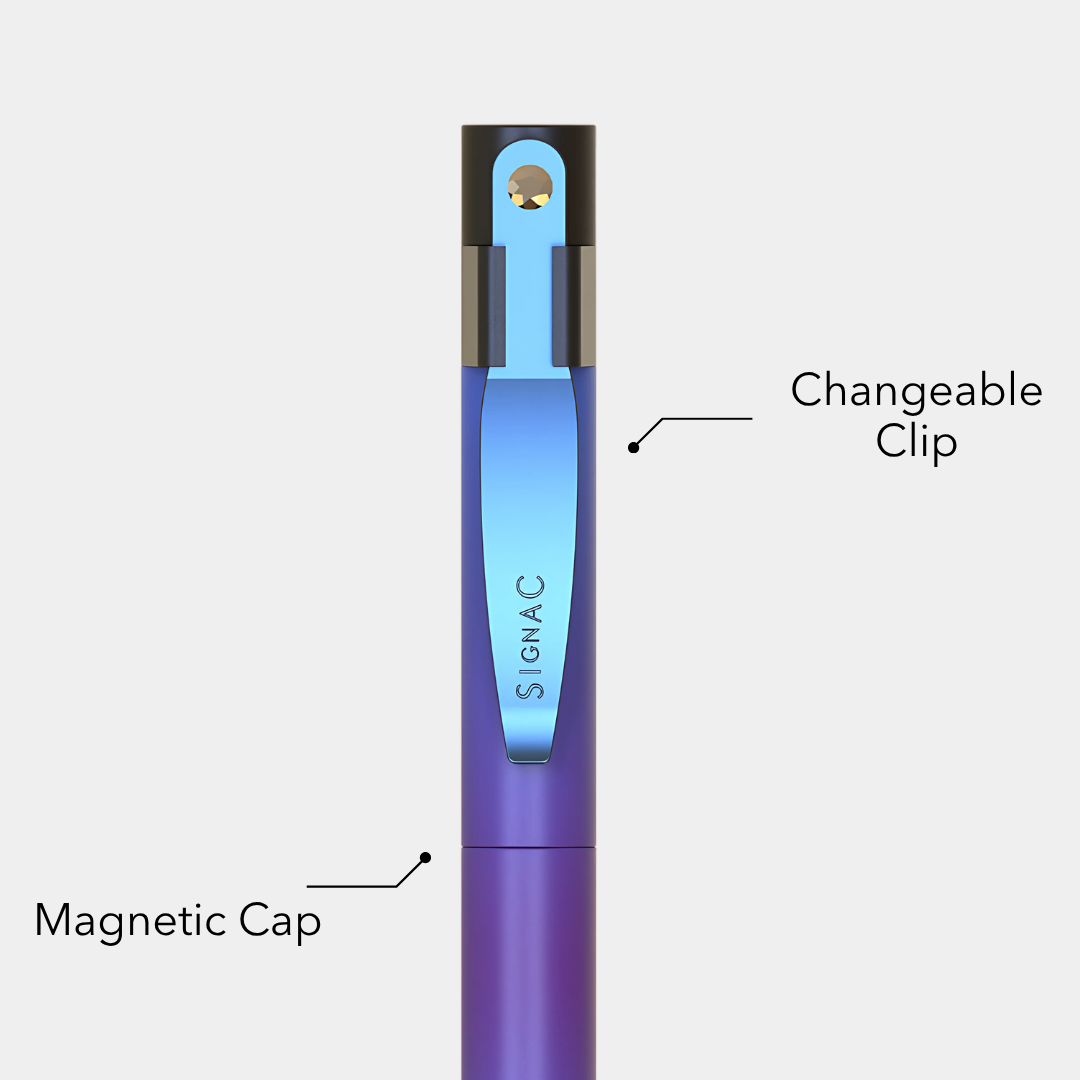 Northern Light Series Evoniq Dual Shade Clip Changing Ball Pen - Celestial Blush