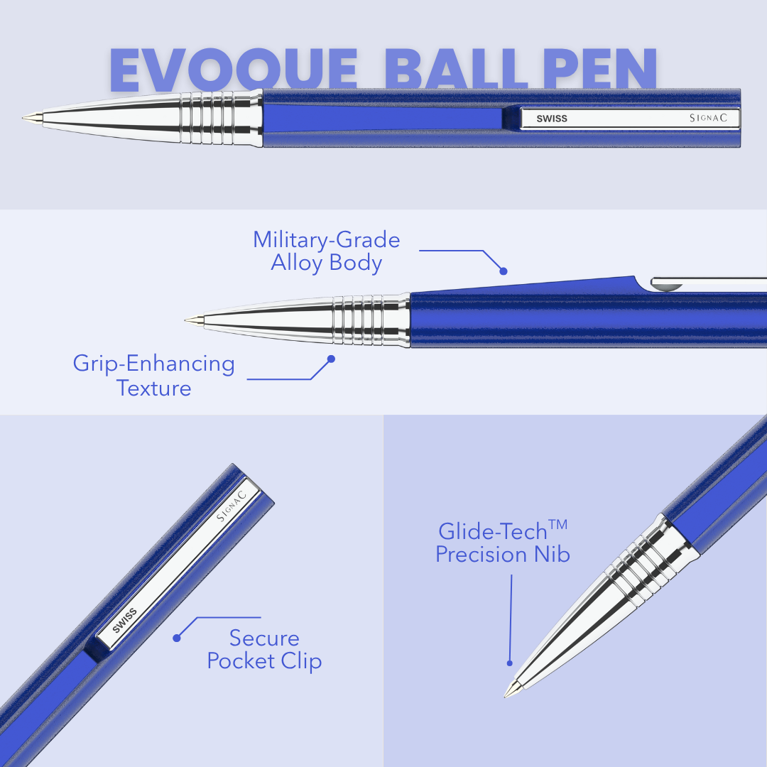Evoque Signature Ball Pen - Crafted with Swiss Excellence