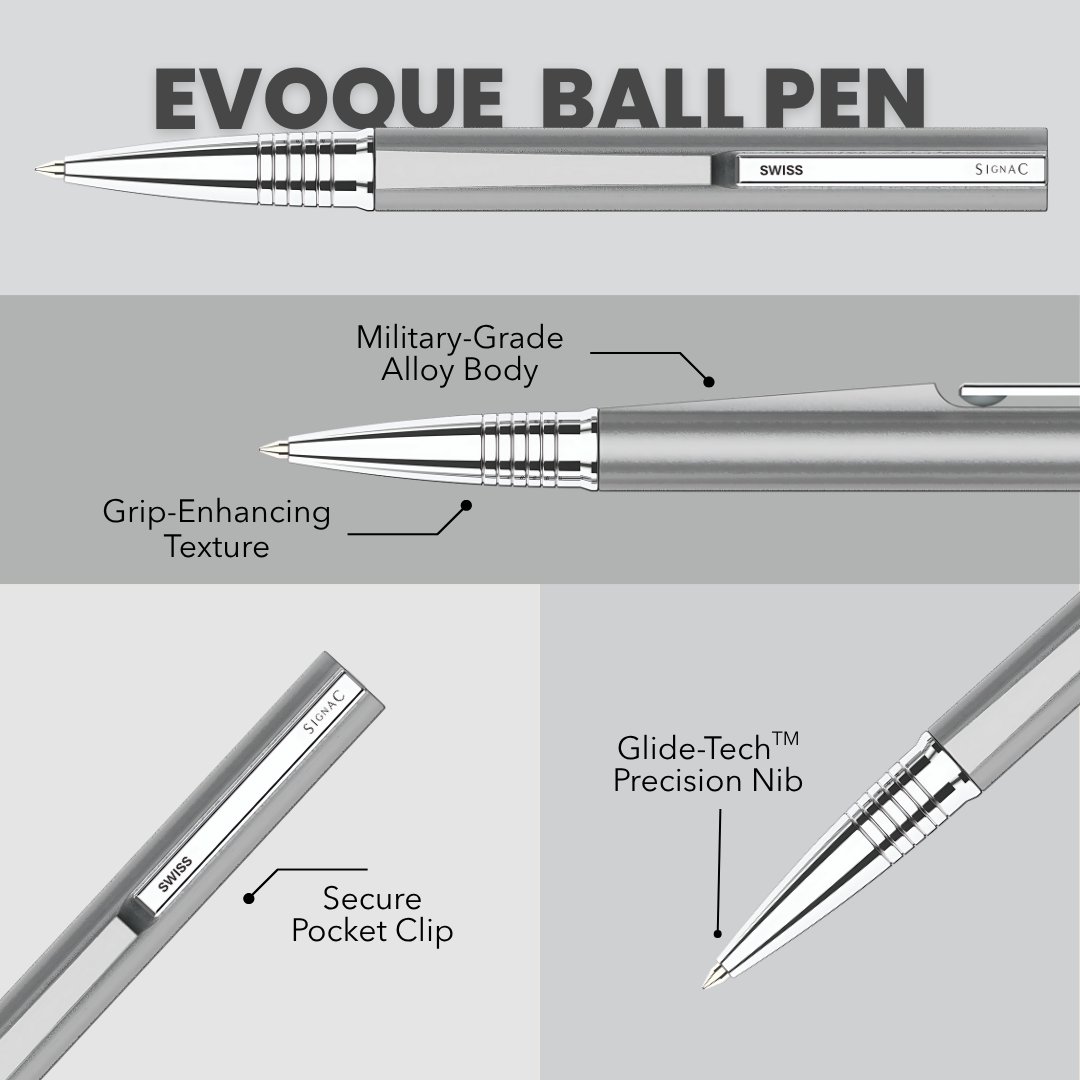 Evoque Signature Ball Pen - Crafted with Swiss Excellence