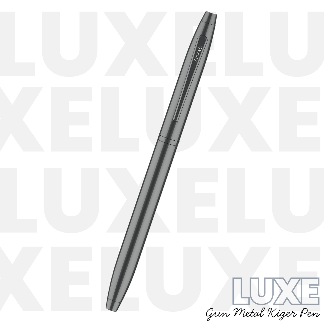 Premium Kiger Signature Metal Roller Pen (Set of 3)