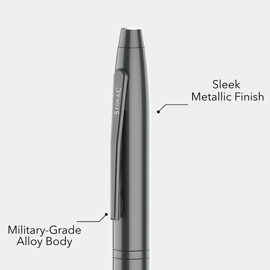 Premium Kiger Signature Metal Roller Pen (Set of 3)